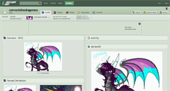 Desktop Screenshot of convexisthedragoness.deviantart.com