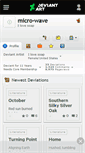 Mobile Screenshot of micro-wave.deviantart.com