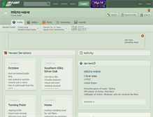 Tablet Screenshot of micro-wave.deviantart.com