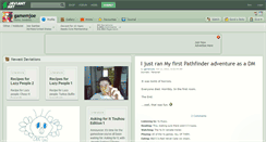 Desktop Screenshot of gamemjoe.deviantart.com