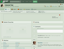 Tablet Screenshot of calamari-san.deviantart.com