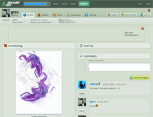 Tablet Screenshot of gozu.deviantart.com