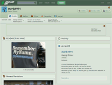 Tablet Screenshot of merik1991.deviantart.com