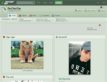 Tablet Screenshot of da-cha-cha.deviantart.com