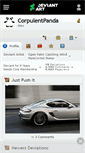 Mobile Screenshot of corpulentpanda.deviantart.com