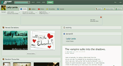 Desktop Screenshot of lady-lamia.deviantart.com