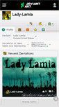 Mobile Screenshot of lady-lamia.deviantart.com