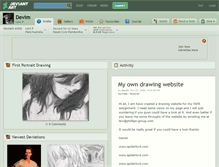 Tablet Screenshot of devim.deviantart.com