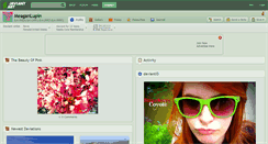 Desktop Screenshot of meaganlupin.deviantart.com