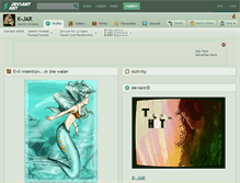Tablet Screenshot of k-jar.deviantart.com