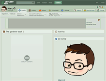 Tablet Screenshot of marc-g.deviantart.com