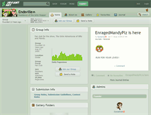 Tablet Screenshot of endsville.deviantart.com