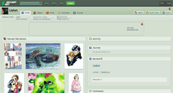 Desktop Screenshot of lialun.deviantart.com