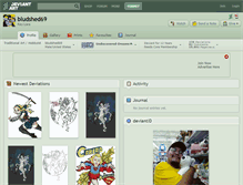 Tablet Screenshot of bludshed69.deviantart.com
