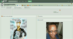 Desktop Screenshot of chocolatehoneybee.deviantart.com