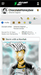 Mobile Screenshot of chocolatehoneybee.deviantart.com