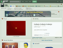 Tablet Screenshot of casg.deviantart.com