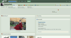 Desktop Screenshot of flutterbystock.deviantart.com