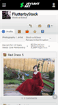 Mobile Screenshot of flutterbystock.deviantart.com