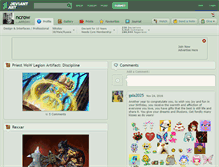 Tablet Screenshot of ncrow.deviantart.com