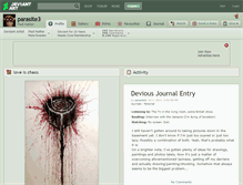 Tablet Screenshot of parasite3.deviantart.com