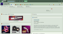 Desktop Screenshot of freshemedia.deviantart.com