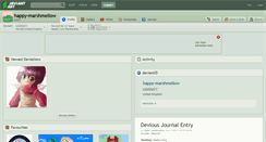 Desktop Screenshot of happy-marshmellow.deviantart.com