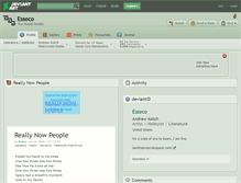 Tablet Screenshot of esseco.deviantart.com