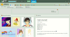 Desktop Screenshot of anime-m.deviantart.com