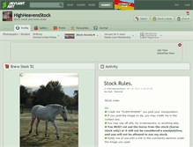 Tablet Screenshot of highheavensstock.deviantart.com