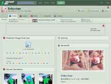 Tablet Screenshot of eniko-chan.deviantart.com
