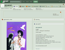 Tablet Screenshot of ear-parcel.deviantart.com