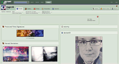 Desktop Screenshot of magicxb.deviantart.com