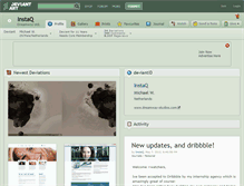 Tablet Screenshot of instaq.deviantart.com