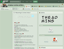 Tablet Screenshot of amateur-anime-artist.deviantart.com