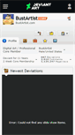 Mobile Screenshot of bustartist.deviantart.com
