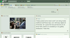 Desktop Screenshot of mistique7.deviantart.com