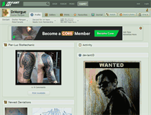 Tablet Screenshot of drmorgue.deviantart.com