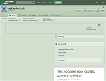 Tablet Screenshot of mykaylah-stock.deviantart.com