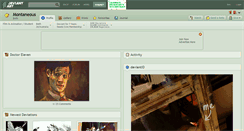 Desktop Screenshot of montaneous.deviantart.com