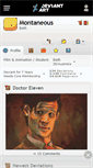 Mobile Screenshot of montaneous.deviantart.com