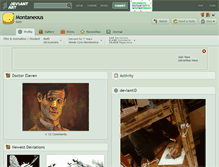 Tablet Screenshot of montaneous.deviantart.com