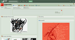 Desktop Screenshot of dragoonathe.deviantart.com