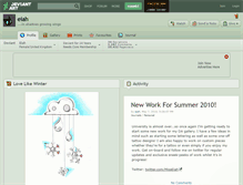 Tablet Screenshot of eiah.deviantart.com