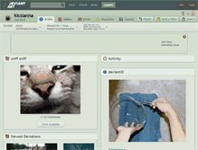 Tablet Screenshot of kicsianna.deviantart.com