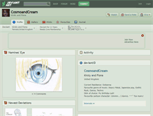 Tablet Screenshot of cosmoandcream.deviantart.com