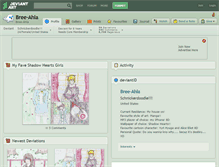 Tablet Screenshot of bree-ahla.deviantart.com