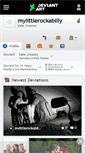 Mobile Screenshot of mylittlerockabilly.deviantart.com