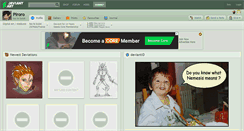 Desktop Screenshot of piroro.deviantart.com