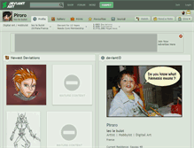 Tablet Screenshot of piroro.deviantart.com